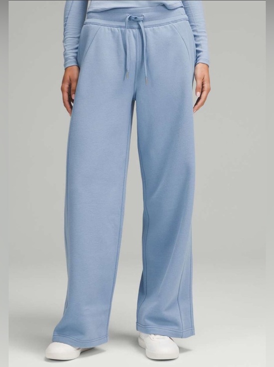 lululemon athletica Pants - Lululemon Scuba Mid-Rise Wide-Leg Pant Size Large